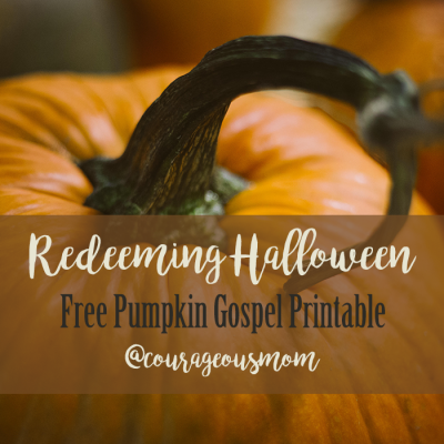 Redeeming Halloween | FREE Pumpkin Gospel Printable
